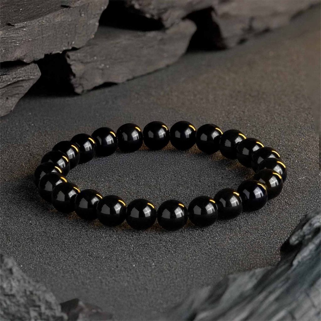 black obsidian bracelet
